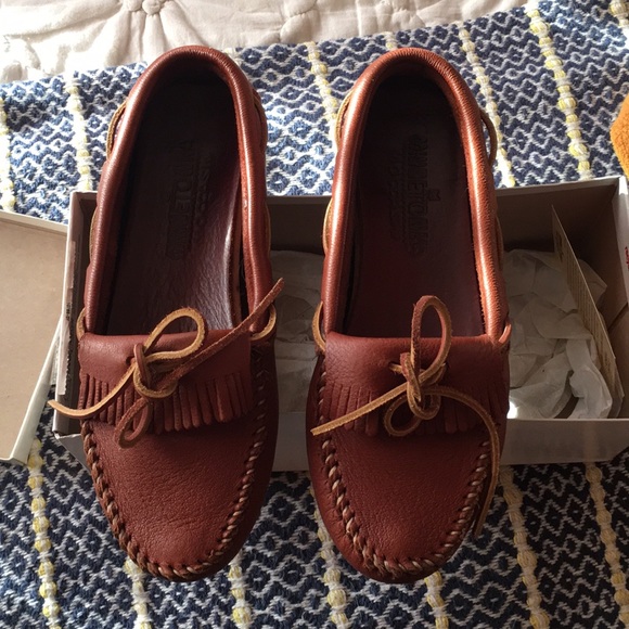 Minnetonka Shoes - Minnetonka Deerskin Driver Loafers Moccasins